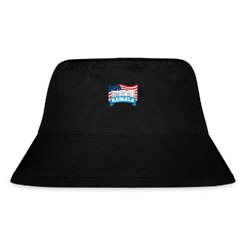 Kamala Harris 2024 For President - Stanley/Stella Recycled Bucket Hat - black - Front
