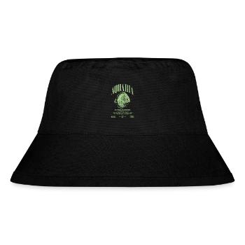 Diskus Cichlid Fish Keeper Moderne Streetwear - Stanley/Stella recycelter Bucket Hat - Schwarz - Vorne