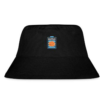 Waffles Waffle Lover Waffle Gift - Stanley/Stella Recycled Bucket Hat - black - Front