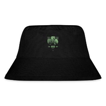 Diskusfisch Buntbarsch Aquarium Fischhalter - Stanley/Stella recycelter Bucket Hat - Schwarz - Vorne
