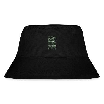 Cuban Knight Anole Reptile Keeper Lizard - Stanley/Stella Recycled Bucket Hat - black - Front
