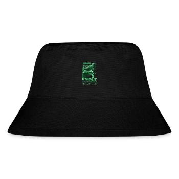 Cuban Knight Anole Reptile Keeper Lizard - Stanley/Stella Recycled Bucket Hat - black - Front