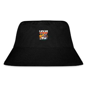 Zodiac - Sternzeichen - Cancer - Krebs - Stanley/Stella recycelter Bucket Hat - Schwarz - Vorne