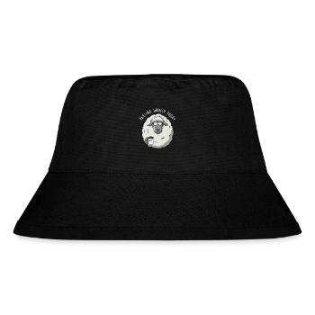 Feeling Woolly today - Stanley/Stella recycelter Bucket Hat - Schwarz - Vorne
