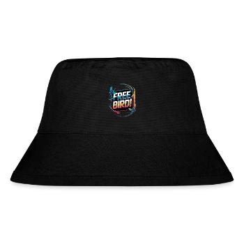 Free Bird - frei wie ein Vogel - Stanley/Stella recycelter Bucket Hat - Schwarz - Vorne