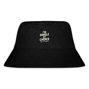 Single by choice not my choice - Stanley/Stella Recycled Bucket Hat - black - Front