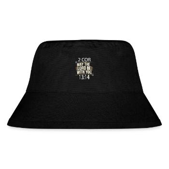 May the lord be with you - Stanley/Stella Recycled Bucket Hat - black - Front
