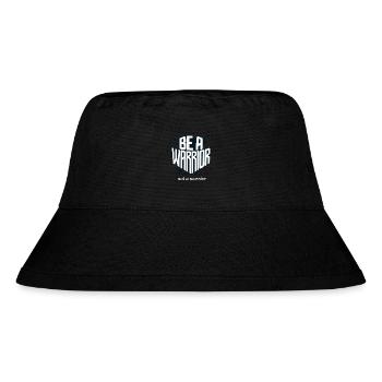 Be a warrior, not a worrier inspirational saying - Stanley/Stella Recycled Bucket Hat - black - Front