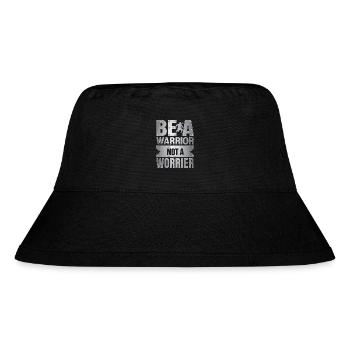 Soyez un guerrier, pas un dicton inspirant inquiet - Bob recyclé Stanley/Stella - noir - Devant