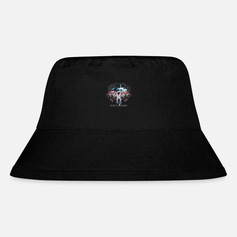 Muay Thai Kampfkultur MMA Tiger Kickboxen - Stanley/Stella recycelter Bucket Hat - Schwarz