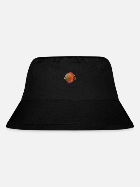 Diskusbuntbarsch Fischhalter - Stanley/Stella recycelter Bucket Hat - Schwarz