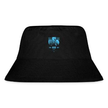 Diskusfisch Buntbarsch Aquarium Fischhalter - Stanley/Stella recycelter Bucket Hat - Schwarz - Vorne