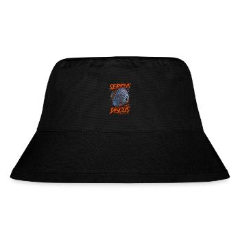Ernsthaft im Bereich Diskusfische seit 1950 - Stanley/Stella recycelter Bucket Hat - Schwarz - Vorne