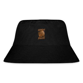 Ernsthaft über Diskusfischhalter Aquarianer - Stanley/Stella recycelter Bucket Hat - Schwarz - Vorne