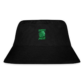 Ernsthaft über Diskusfischhalter Aquarianer - Stanley/Stella recycelter Bucket Hat - Schwarz - Vorne