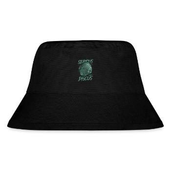 Ernsthaft über Diskusfischhalter Aquarianer - Stanley/Stella recycelter Bucket Hat - Schwarz - Vorne