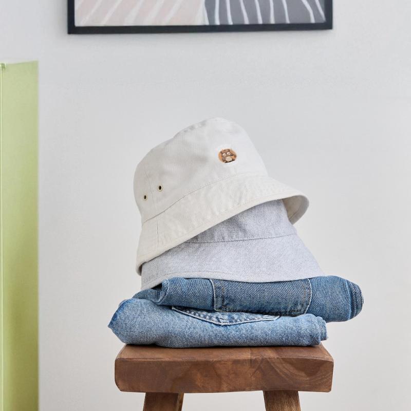 Kaffee Eule - geb mir Kaffee und Stille oder stirb Stanley/Stella recycelter Bucket Hat