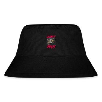 Ernsthaft über springende Spinnen Haustier seit 1960 - Stanley/Stella recycelter Bucket Hat - Schwarz - Vorne