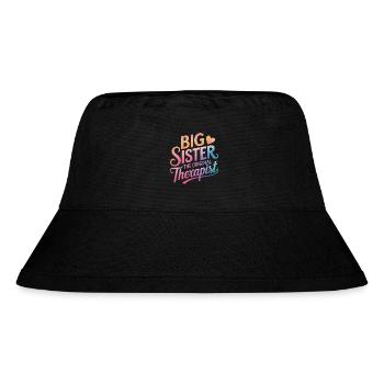 Sister Sibling Family - Stanley/Stella Recycled Bucket Hat - black - Front