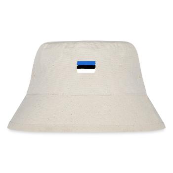 Estland Flagge used look - Stanley/Stella recycelter Bucket Hat - Naturweiß - Vorne