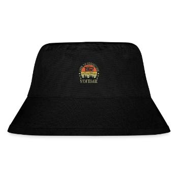 1962 Vintage Born 1962 1962 Birthday Gift - Stanley/Stella Recycled Bucket Hat - black - Front