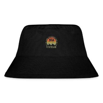 1956 Vintage Born 1956 Birthday Gift 1956 - Stanley/Stella Recycled Bucket Hat - black - Front