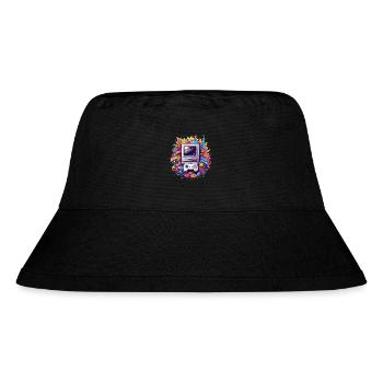 90er Gamer - Stanley/Stella recycelter Bucket Hat - Schwarz - Vorne