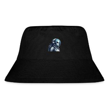 Alien Astronaut Weltraum Erkundung - Stanley/Stella recycelter Bucket Hat - Schwarz - Vorne