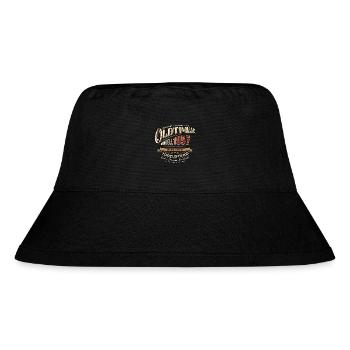 Oldtimer Modell 1957 - Geburtstag - Jahrgang - Stanley/Stella recycelter Bucket Hat - Schwarz - Vorne