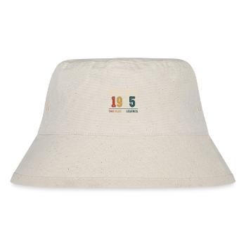 49 Jahre alter Jahrgang 1974 Geschenke zum 49. Geburtstag - Stanley/Stella recycelter Bucket Hat - Naturweiß - Vorne