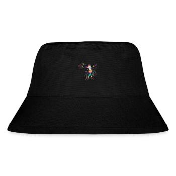 Speerwurf Colorsplash Speerwurf - Stanley/Stella recycelter Bucket Hat - Schwarz - Vorne