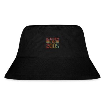 Legendär seit 2005, Retro, Geburtstag - Stanley/Stella recycelter Bucket Hat - Schwarz - Vorne