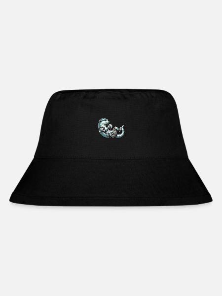 Otter Robot, Robootter, Robot Otter - Stanley/Stella Recycled Bucket Hat - black