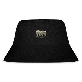 1990 Retro Jubiläum 1990 Original 1990 Jahrgang - Stanley/Stella recycelter Bucket Hat - Schwarz - Vorne