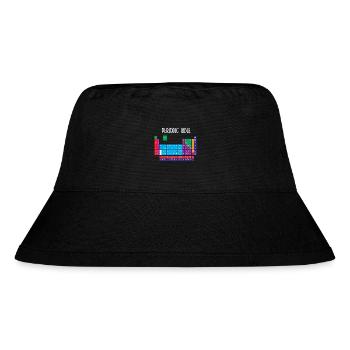 Periodensystem - Stanley/Stella recycelter Bucket Hat - Schwarz - Vorne