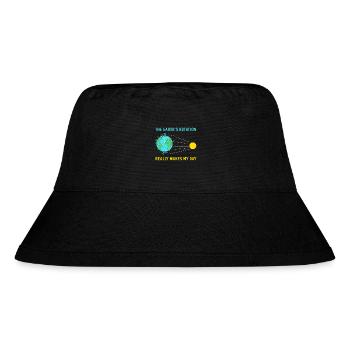 Earth Day - Stanley/Stella recycelter Bucket Hat - Schwarz - Vorne