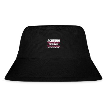 Feuerwehr Feuerwehrfrau - Stanley/Stella recycelter Bucket Hat - Schwarz - Vorne