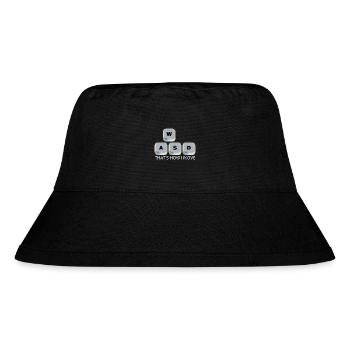 WASD Gaming Gaming Video Game, PC, Computer - Stanley/Stella Recycled Bucket Hat - black - Front