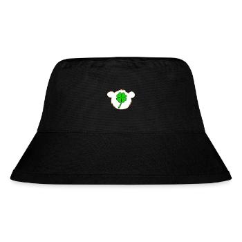 Happy cute bears Kleeblatt - Stanley/Stella recycelter Bucket Hat - Schwarz - Vorne