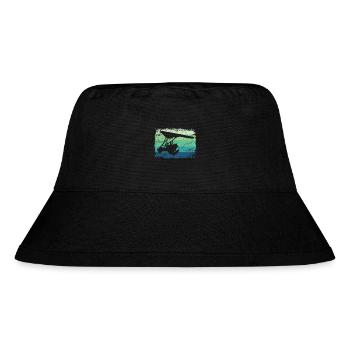 geParatrike Motor-hängegleiter Deltatrike - Stanley/Stella recycelter Bucket Hat - Schwarz - Vorne