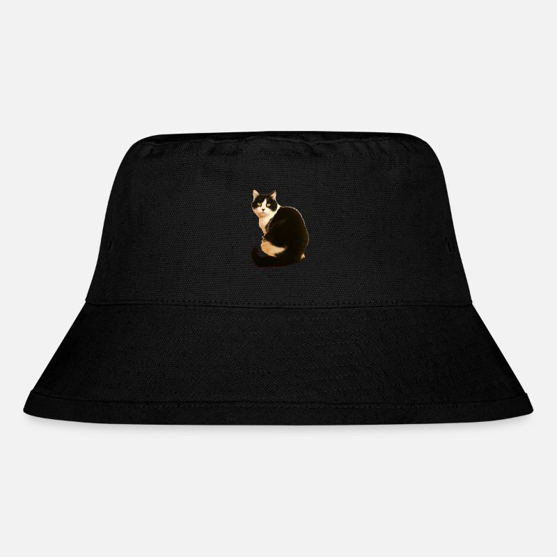 emma - Stanley/Stella recycelter Bucket Hat - Schwarz