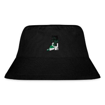 game over toilet wc toilet puke vomit break - Stanley/Stella Recycled Bucket Hat - black - Front