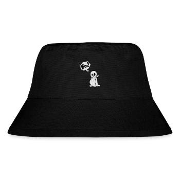 Spooky Boo! - Stanley/Stella recycelter Bucket Hat - Schwarz - Vorne