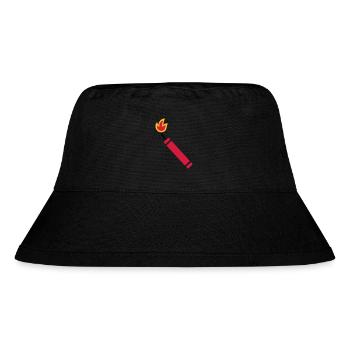 Dynamit - Stanley/Stella recycelter Bucket Hat - Schwarz - Vorne