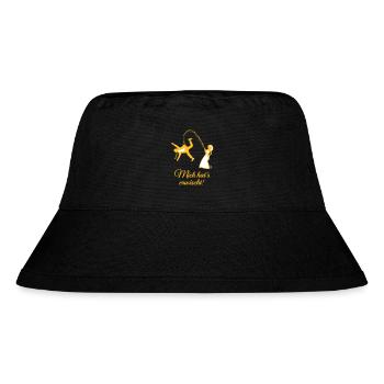Mich Hat’s Erwischt! (Bräutigam, Angel, JGA, 2C) - Stanley/Stella recycelter Bucket Hat - Schwarz - Vorne