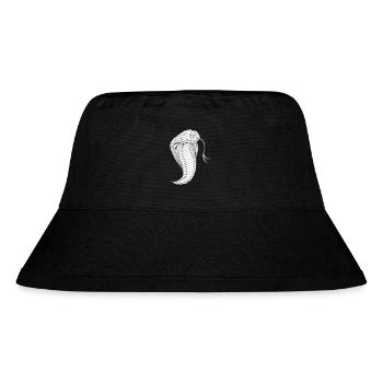 Cobra Schlange Kobra Snake - Stanley/Stella recycelter Bucket Hat - Schwarz - Vorne