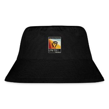 Procrastinators Unite Tomorrow Faul sein Geschenk - Stanley/Stella recycelter Bucket Hat - Schwarz - Vorne