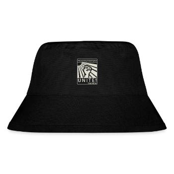 Procrastinators Unite Tomorrow Chillen Geschenk - Stanley/Stella recycelter Bucket Hat - Schwarz - Vorne