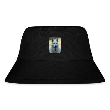 White Beauty - Stanley/Stella Recycled Bucket Hat - black - Front