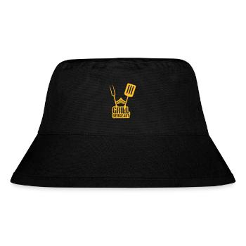 Grill Sergeant Grill Party Barbecue - Stanley/Stella Recycled Bucket Hat - black - Front